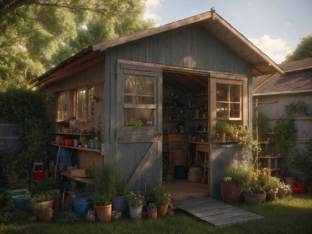 The shed